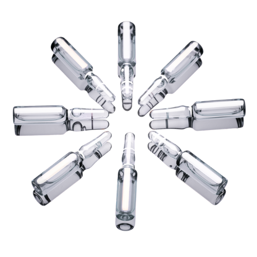 8 Ampuoles organized in a circle
